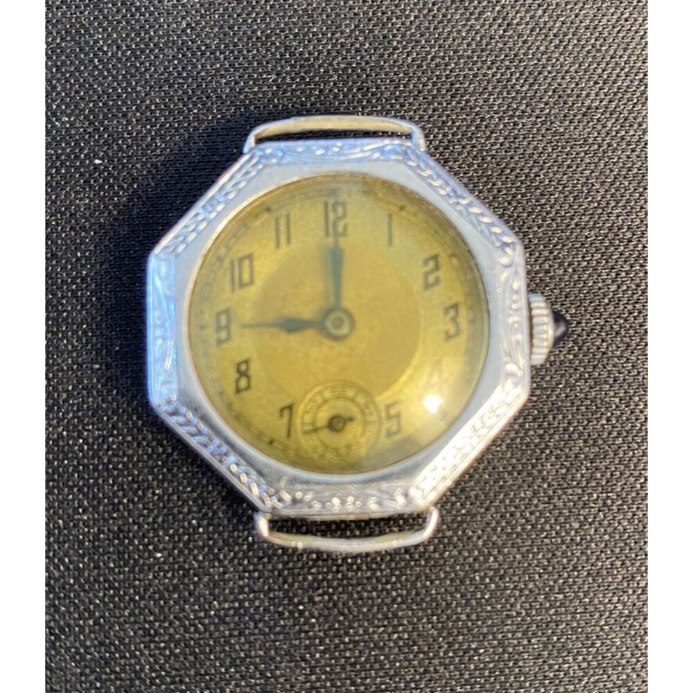 Shrine Watch Co Movement Swiss Six Jewels Vintage Two Adjustment Liberty Case